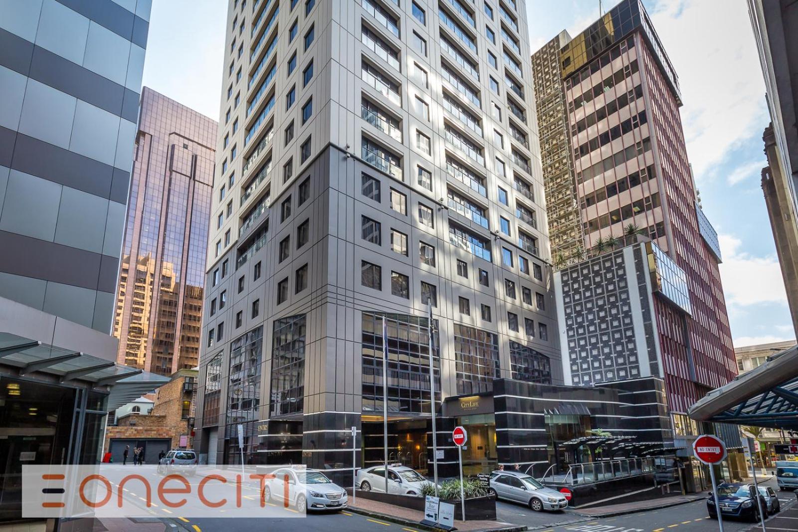 Highrise Studio Apartment W/ Ac, Pool & Gym In Auckland Cbd Exterior photo