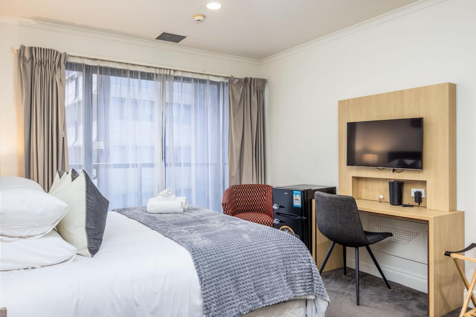 Highrise Studio Apartment W/ Ac, Pool & Gym In Auckland Cbd Exterior photo