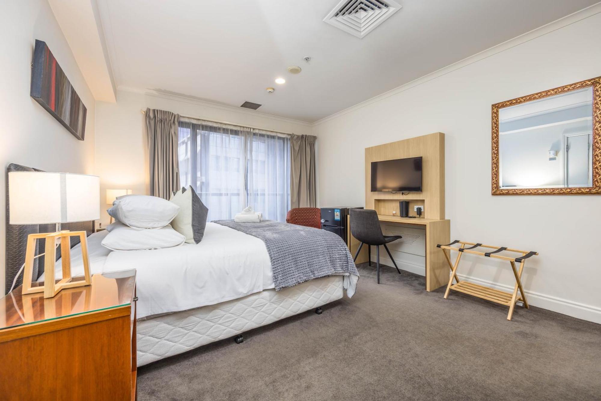 Highrise Studio Apartment W/ Ac, Pool & Gym In Auckland Cbd Exterior photo